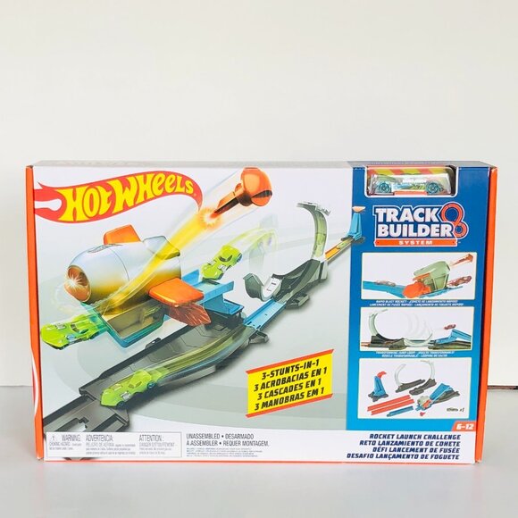 Hot Wheels Track Builder Rocket Launch with 3 Stunts and 1 Vehicle New Sealed - Picture 8 of 15